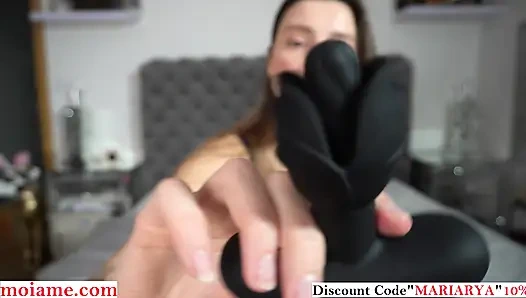 Moiame anal plug vibrator use code MARIARYA for 10 off