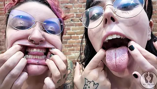 4k Gg Zahn-Hygienist fetisch, zahnbürsten, zahnfaden