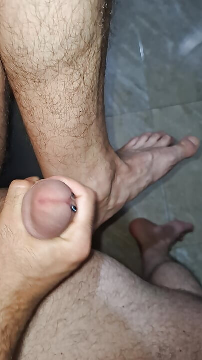 Masturbation on stool kitchen cumshot on ankle foot.