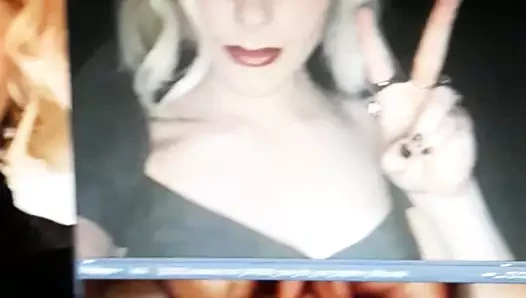 Kiernan Shipka and bbc porn jerk and cum tribute