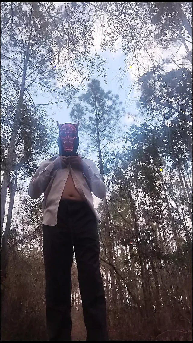 Cumming in the woods