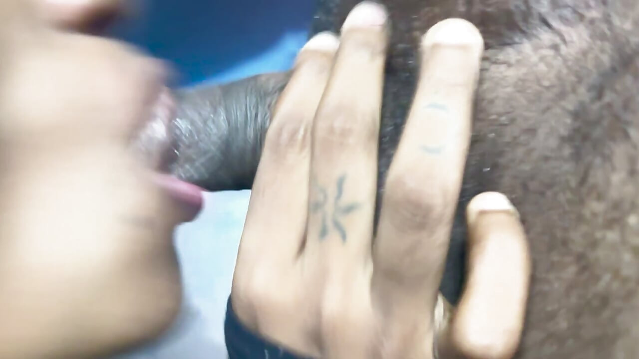 Stepmom gives deep blowjob for her stepson