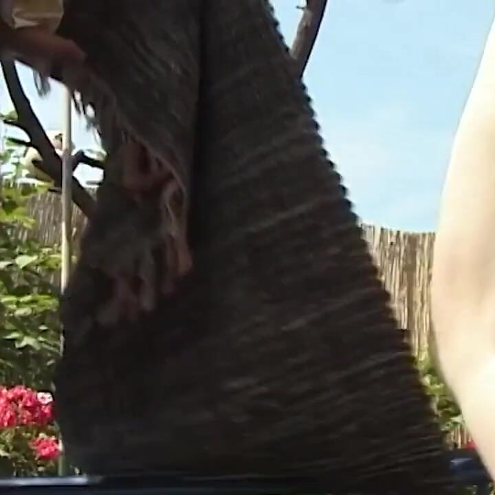 82 years old Stepmom outdoor fucked