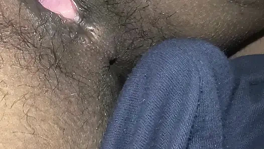 Pooja from Bihar likes to fuck with big black cock and take the throat deep