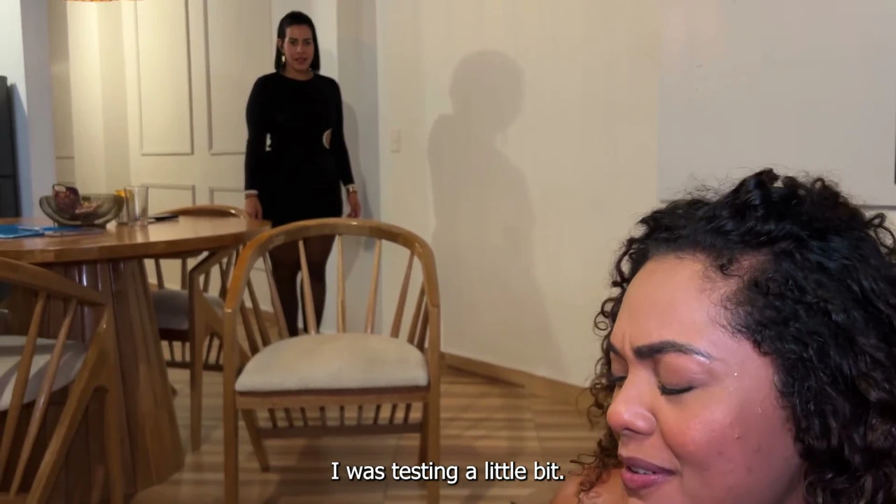 Stepmom Ebony MILF Has Sex with Her Stepson and His Girlfriend in Family Interracial Threesome! Carla Morelli & Kylei Ellish
