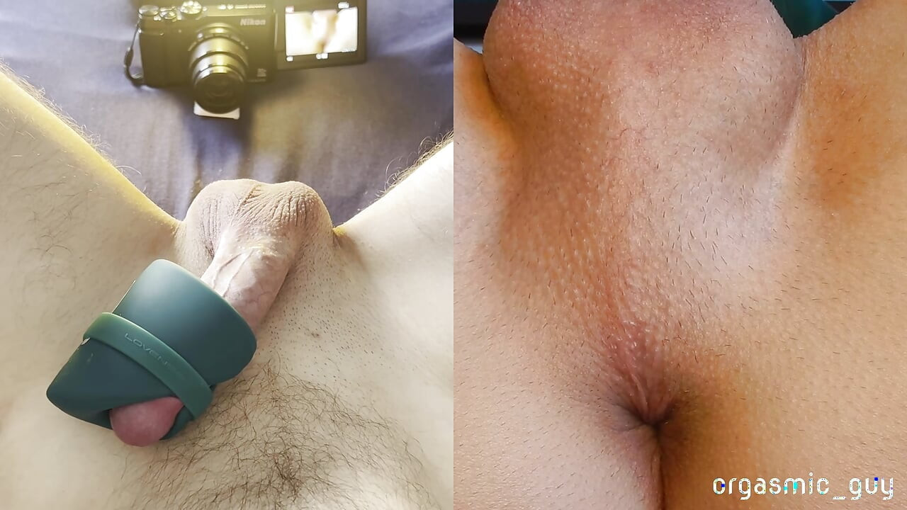My favorite Toy gives me an intense Orgasm - Split View with Orgasmic Contractions