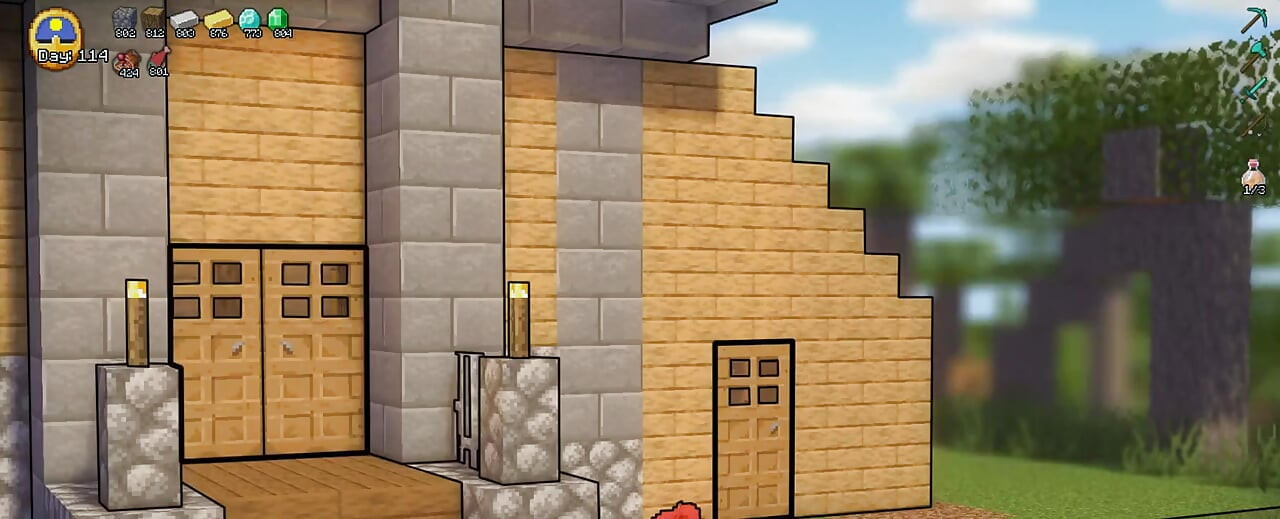 Minecraft เงี่ยนหัตถกรรม - ตอนที่ 62 ชักว่าวโดย Loveskysanhentai