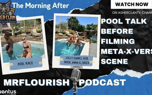 Mrflourish Pool Podcast: Erwachsene stars Lolly Dames, Rob Piper, Anna K und Brick