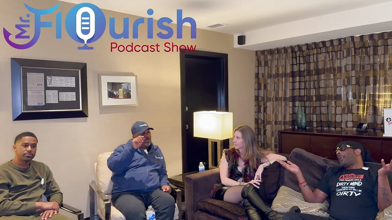 Mrflourish Podcast Mrmajic, Shante Spice ve Darren Blaze ile Dallas'ta bir akşam ilişkisi
