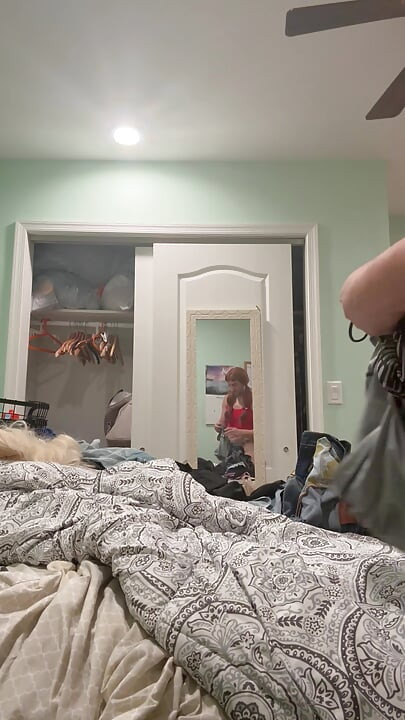 Sissy changing outfits