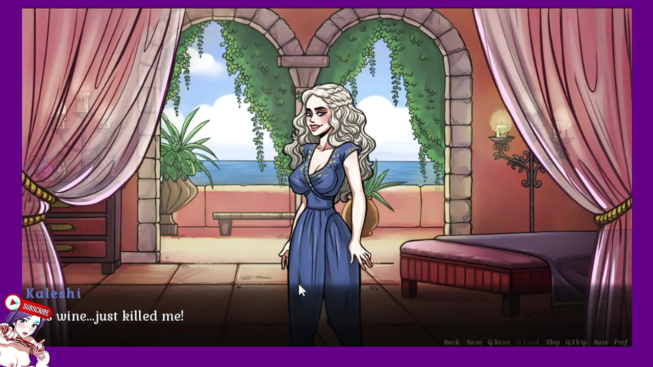 Daenerys blindfolded. We play while on his knees EP 5