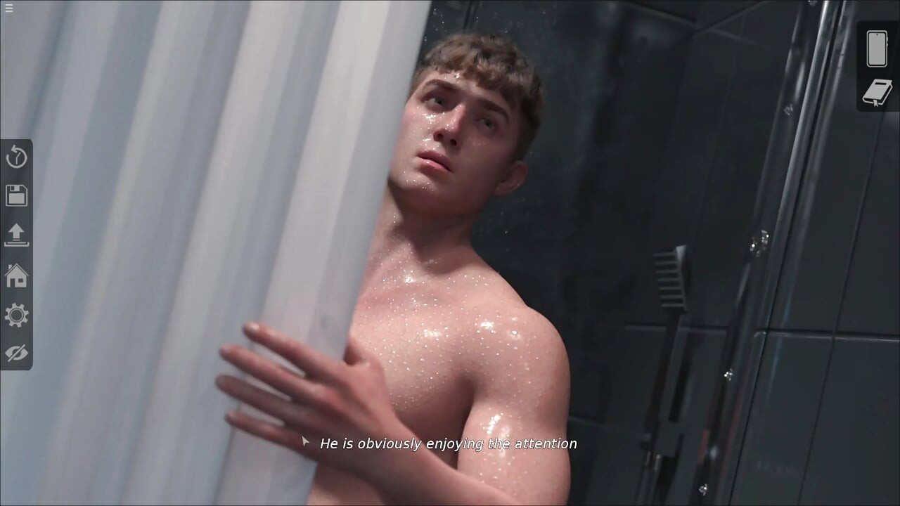 Gay Sam Caught BBC Gay Naked Then He Masturbating In Shower