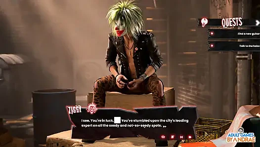 Секс, Грех и Рок-н-ролл, геймплей, часть 1 - Авария в ван, остановка мотеля и странное новое начало