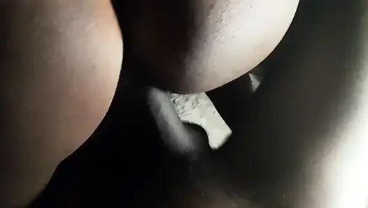 Big Ass Lady Riding Big Black Cock BBC Ended Up Creamy