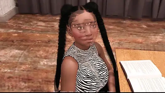 Выпекание с шоколадом 5 Ive дала Ladesha хорошее шлепанье на ее голую кожу