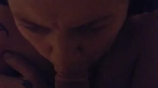 Sucking my step daddys huge cock.