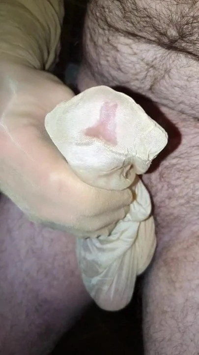 Other angle cum nylon stocking