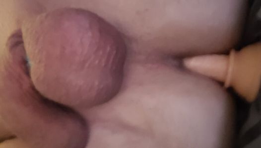 I'm laying in bed jerking my cock and watching a movie waiting for a wet hole