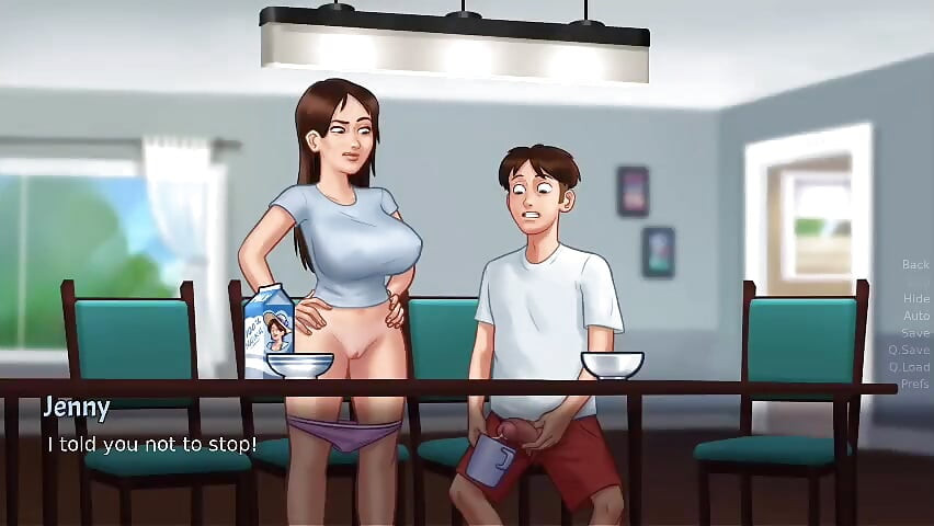 Man gets naughty on her own terms