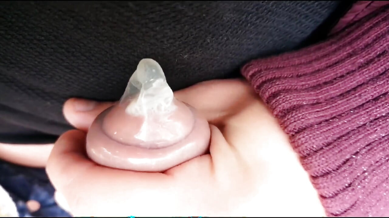 Edging with Condom It Is Creamy Precum, Two Horny Cumshots and Foamy Cum Mess