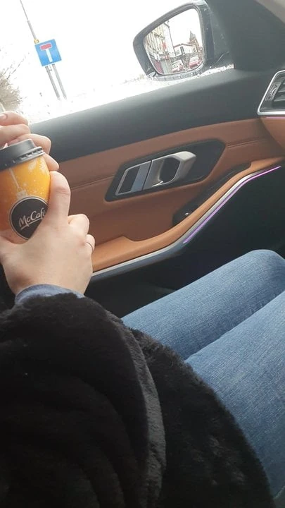 Snow sex in the car with Romanian couple