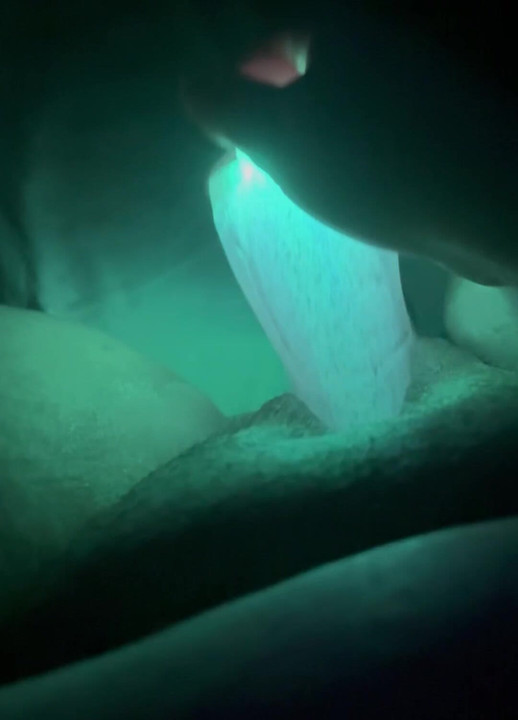 Milf fucks herself with vibrating toy under the covers