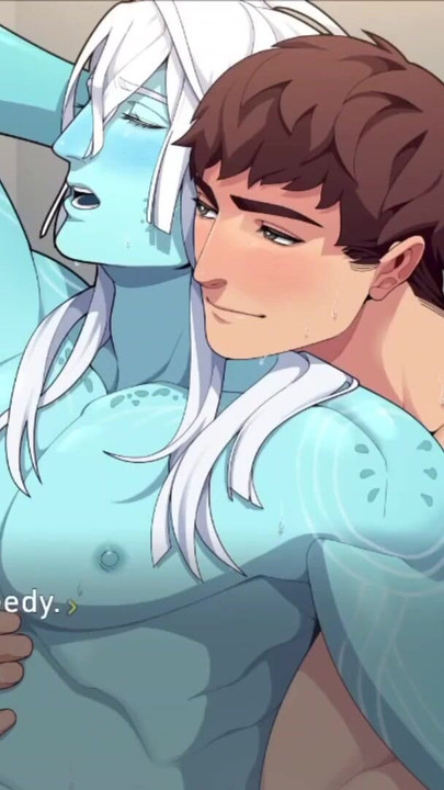 ついに友人が私の美味しい青いボディ、THE SIMBIAMT(ザ・シンビアムト)を楽しんでくれました。 | クリップ 2