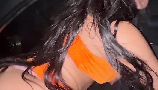 Hot Latina Gets Into A Stranger's Car