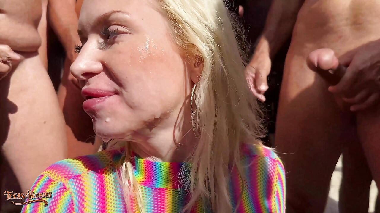 Η ξανθιά γκόμενα Vera Jarw γαμιέται στο στόμα με μεγάλες πούτσες!