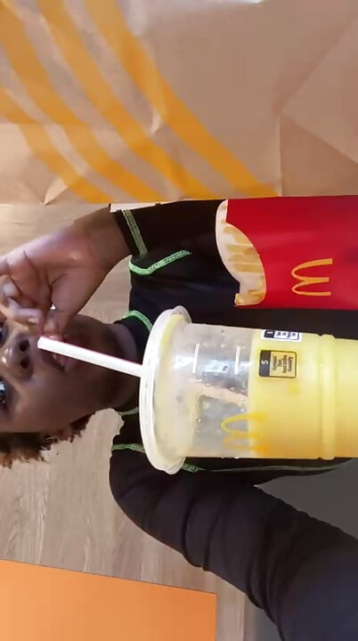 Public McDonald's Mukbang
