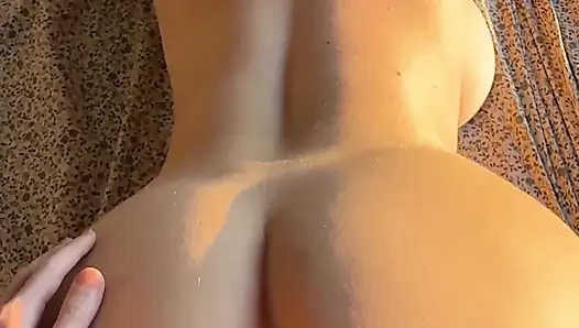 Sharing a Bed with My Big Booty Step-sis Turned Into Rough Passionate Sex - POV