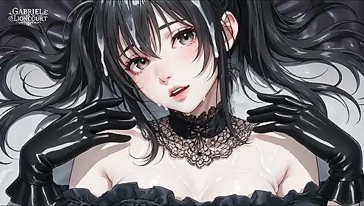 Goth Girl Bound by Vampire Lord - BDSM Monster Hentai