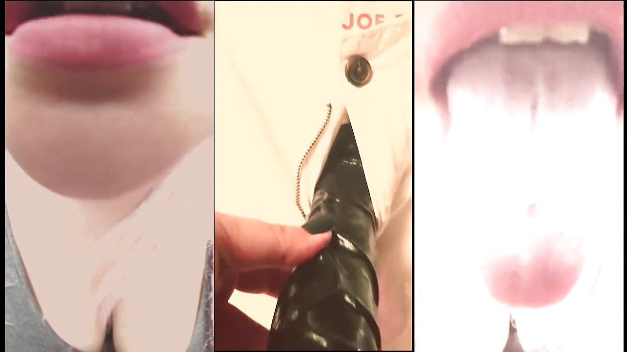 Grote zwarte lul mond stretcher video-versie