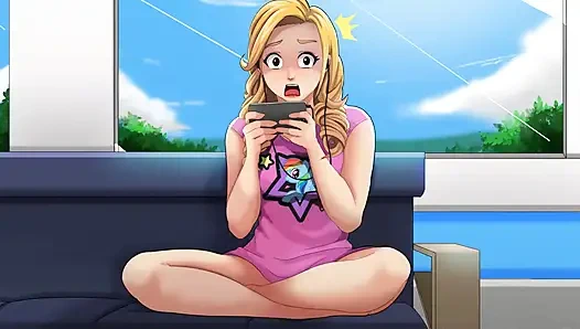 Cinta & seks basis kedua: teman sekamar pirang panas ep 11