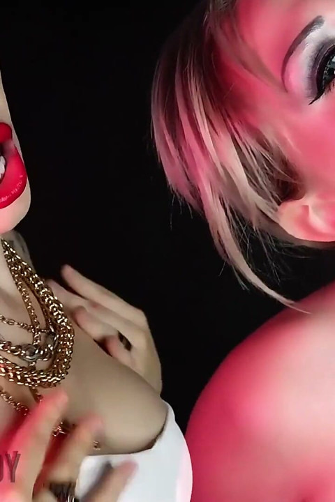 My lips will forever leave their red imprint on your soul!