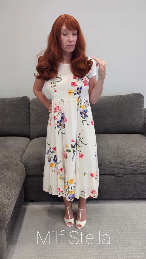 A Redhead In A Dress