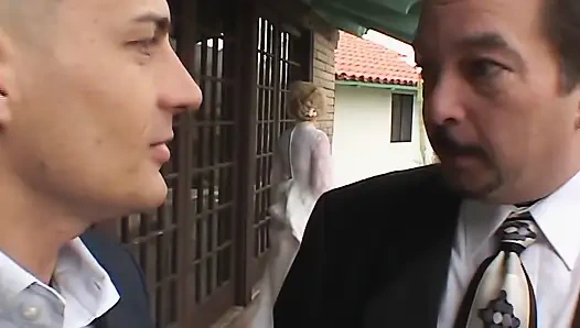 Wedding Bride Photo Shooting Ends in a Wild Fucking