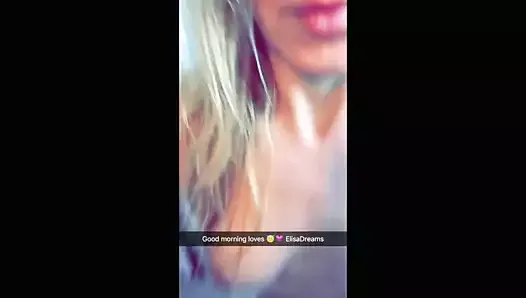 Засвет, секс и грязная в Snapchat
