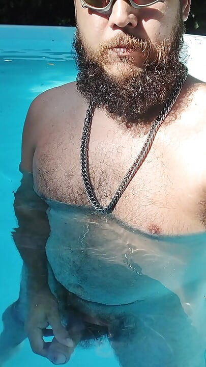 Porra na piscina