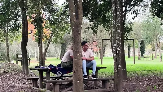 Stepmother Gets Caught Having Sex Outdoors