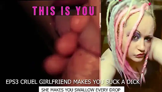 Eps3 zalim kız arkadaş sana yarak emdiriyor ve aynı şekilde yutuyor