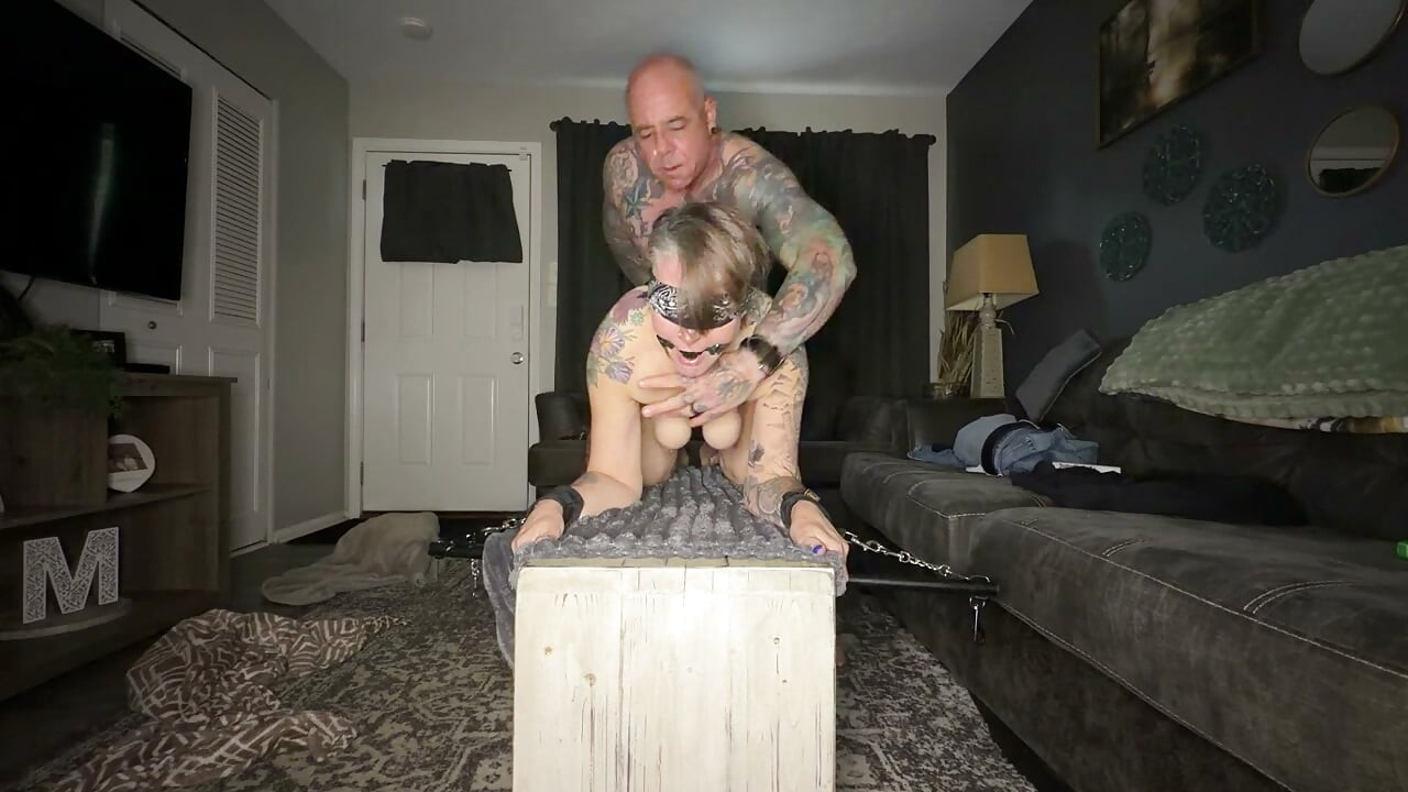 Tied and fucked after training me
