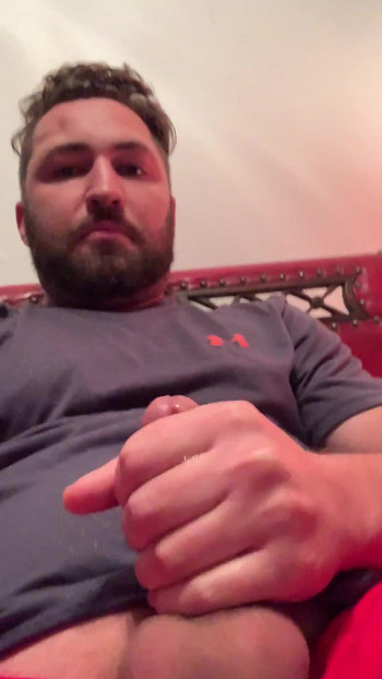 Me stroking my little cock