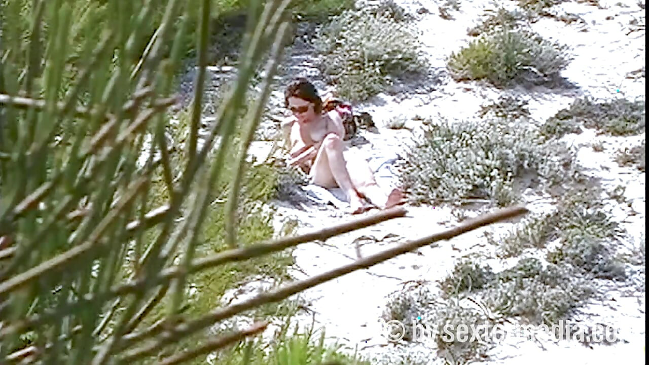 Sexy MILF Naked on the Nudist Beach
