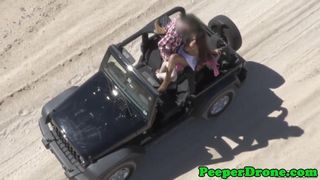 Jeep Sex снимает на видео с дрона