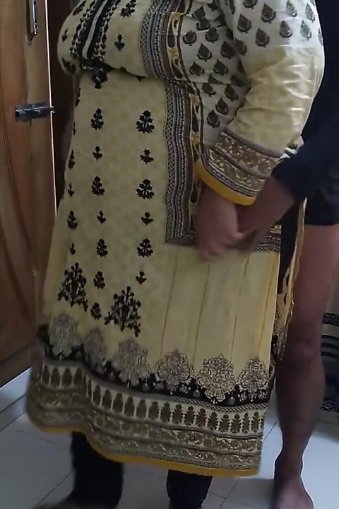 Dirty Stepaunty Fucked by Her Stepson While Cleaning House