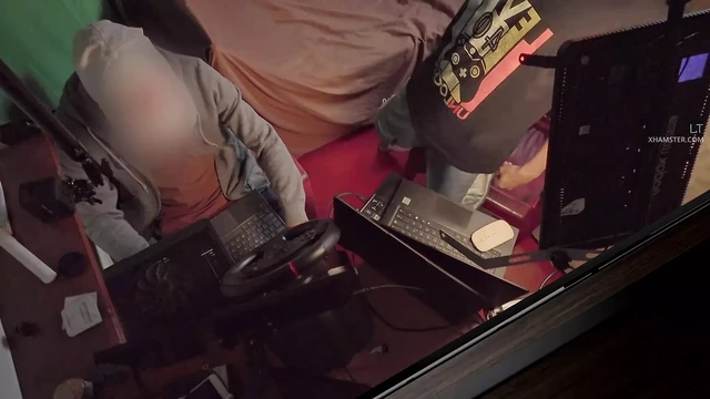 My roommate and I are watching porn in the late night