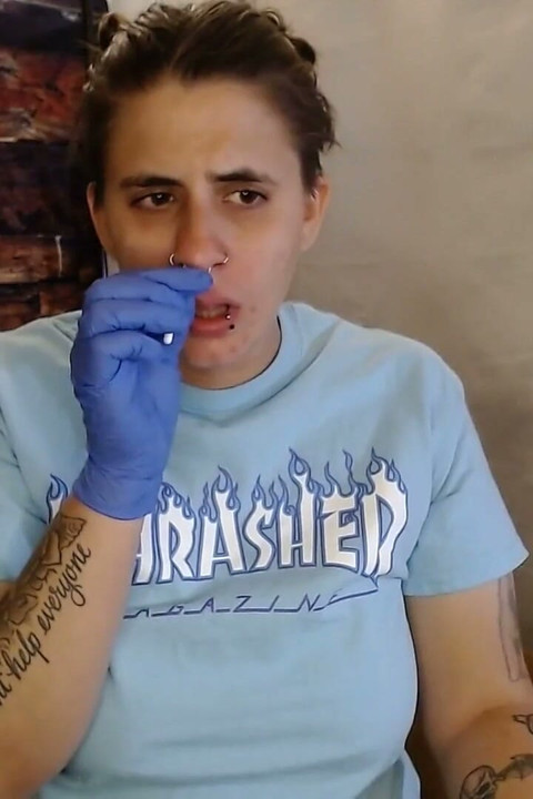 Sneezing in Latex Gloves