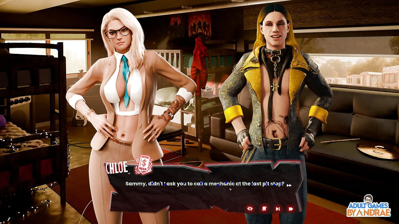 Sex, Sin & Rock'n'Roll Gameplay Part 1 - Van Crash, Motel Stop & A Strange New Beginning