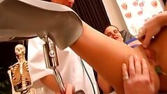 A sexy German patient loves her doctor's warm surprise